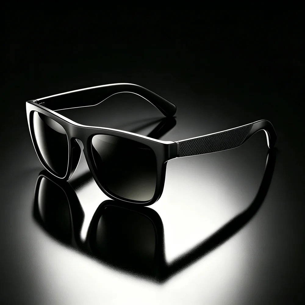 Unisex Retro Vintage Square Polarized Sunglasses with Matte Frame & UV400 Protection