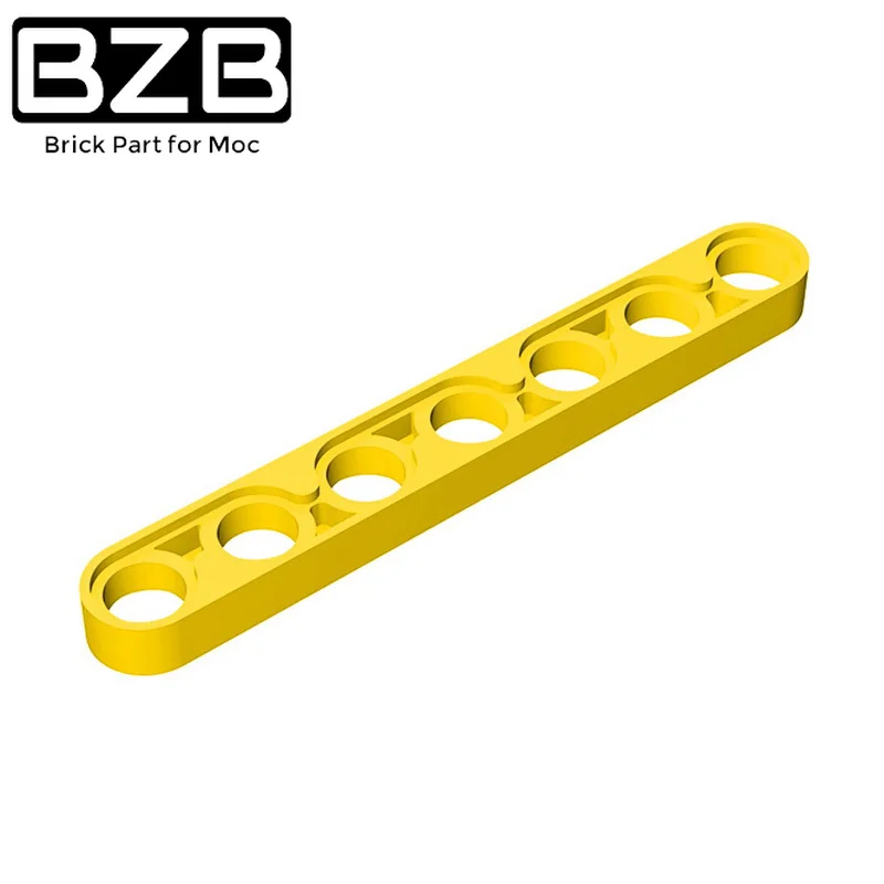 Bzb 10 Pz Moc 32065 58486 High-Tech Beam 1X7 Liftarm Sottile Compatibile Assembla Particelle Building Block Parti Fai Da Te Kid Edu Toy