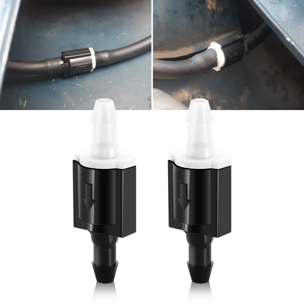 2pcs Car Wiper Washer Windshield Check Valve For Subaru Outback Be Bh