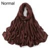 Nouveau grande taille solide rayonne Modal Hijab écharpe femmes musulman foulard enveloppes châle Femme Musulman bandeau islamique Turban 190*85 cm