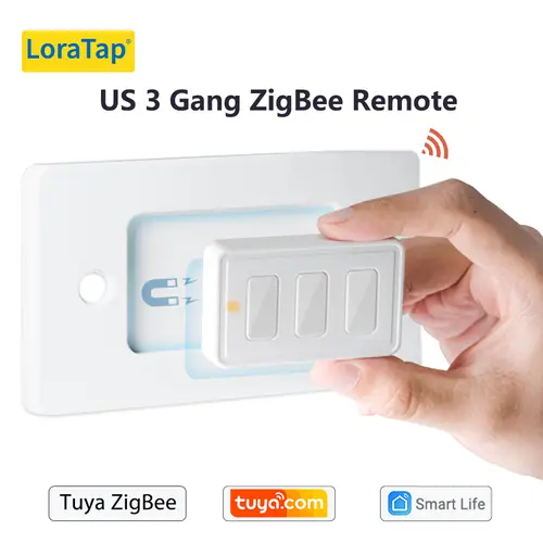 LoraTap ZigBee 3.0 Wireless 14 EU US Push Button Remote Tuya Scene Automation Control Switch Smart Life App Hub Need - Image 15
