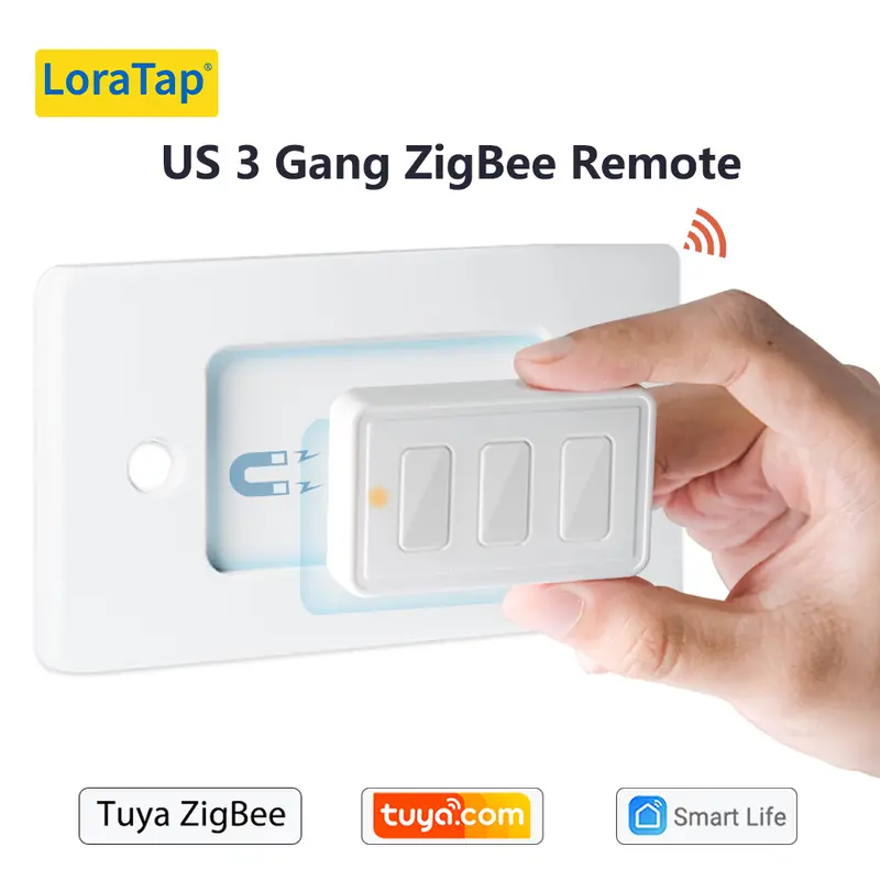LoraTap ZigBee 3.0 Wireless 14 EU US Push Button Remote Tuya Scene Automation Control Switch Smart Life App Hub Need - Image 15