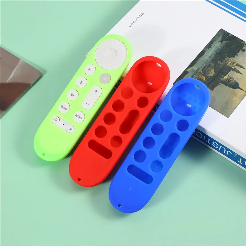 Silicone Remote Controller Cases Protective Covers for Google TV Streamer 4K TV for Google GY3LE Remote Controller