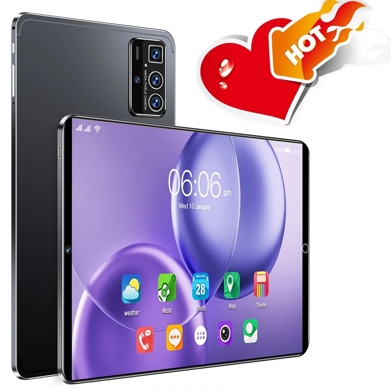 

Hot sale tablet PC 10.1 inch Android 12 display tablets Google Play IPS WPS Dual SIM Card 5G WIFI tablet android TABLET