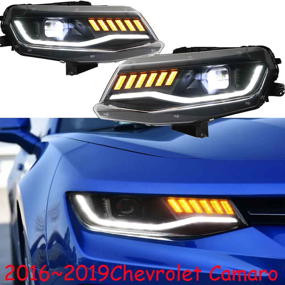 

Динамическая Автомобильная фара 2016 ~, автомобильная фара, автомобильная фара, головная фара camaro, светодиодный льные аксессуары, светодиодная фара DRL HID, ксеноновая противотуманная фара camaro