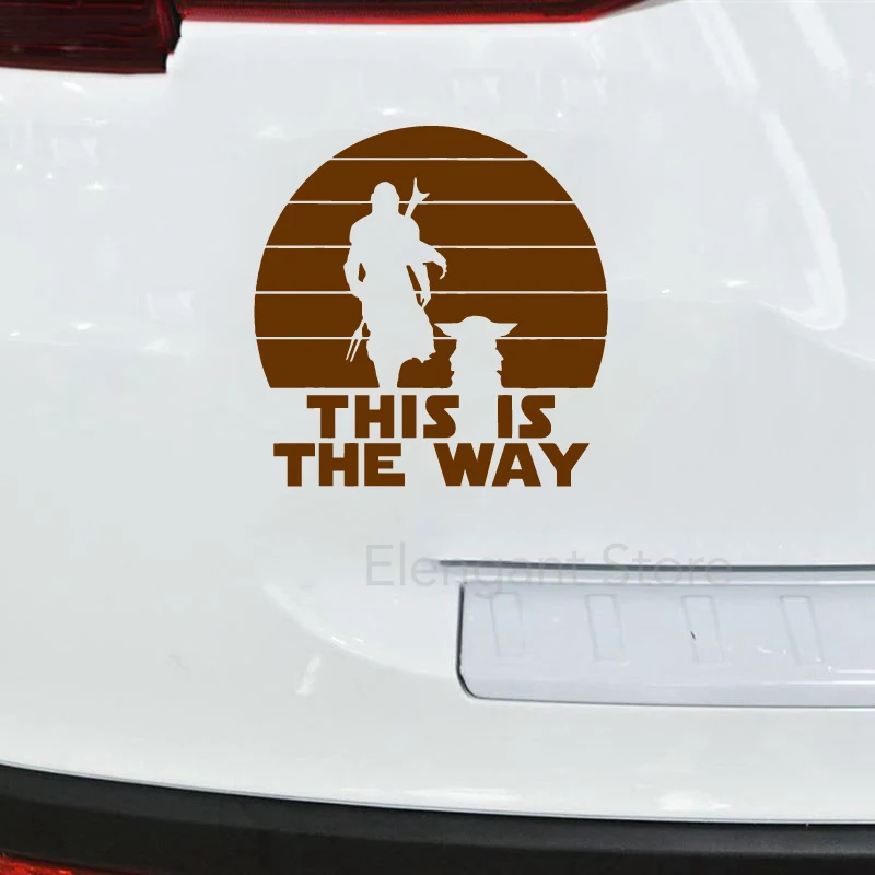 This Is The Way Vinyl Art Sticker Car Window Laptop Decoration Decal Kids Room WALL Decor Mural