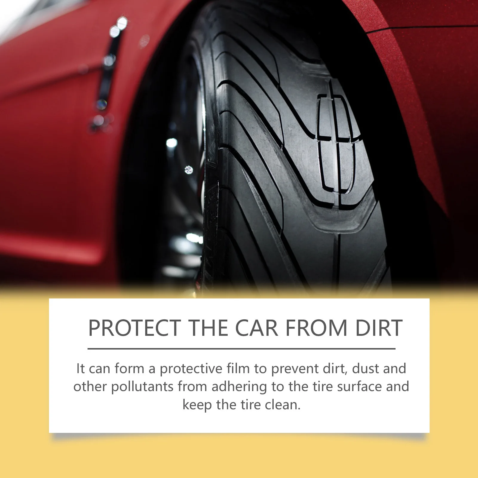 100g Tire Coating Paste Creative Car Tire Retreading Cleaning Cream Shiny Paste Maintenance Brightener Car Polishing Agent