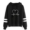 Woman Clothing Versatile Sweatshirts Casual Hoodies Comfortable Pullovers Slim Fit Soft Striped Lazy Style Jogging Daily Women's 2