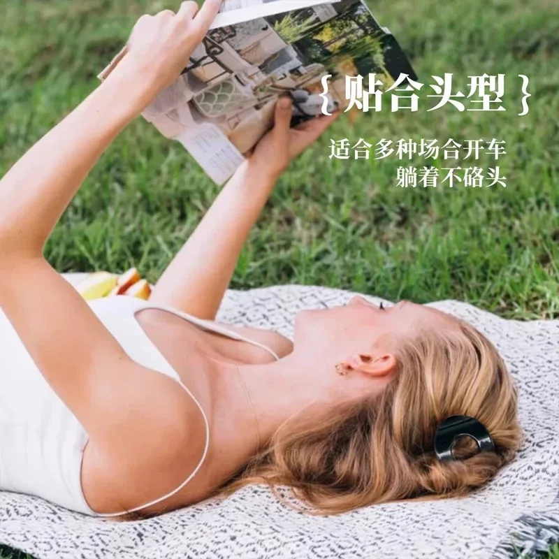 그랩 클립 라운드 플랫 덕빌 플레이트 헤어핀 헤어 타이 커브드 포니테일 클립 소녀 여성 헤어웨어 헤어 스타일링 도구 액세서리