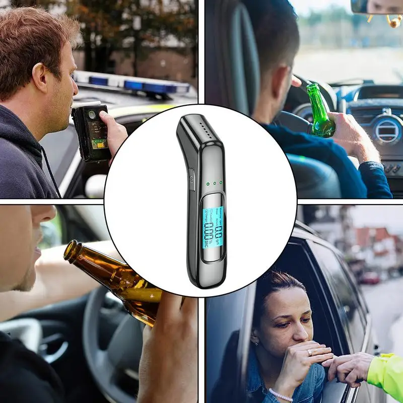 Alcohol Breathalyzer Tester Professional Tester Alcohol Breathalyzer Portable For Personal & Professional Use Grade