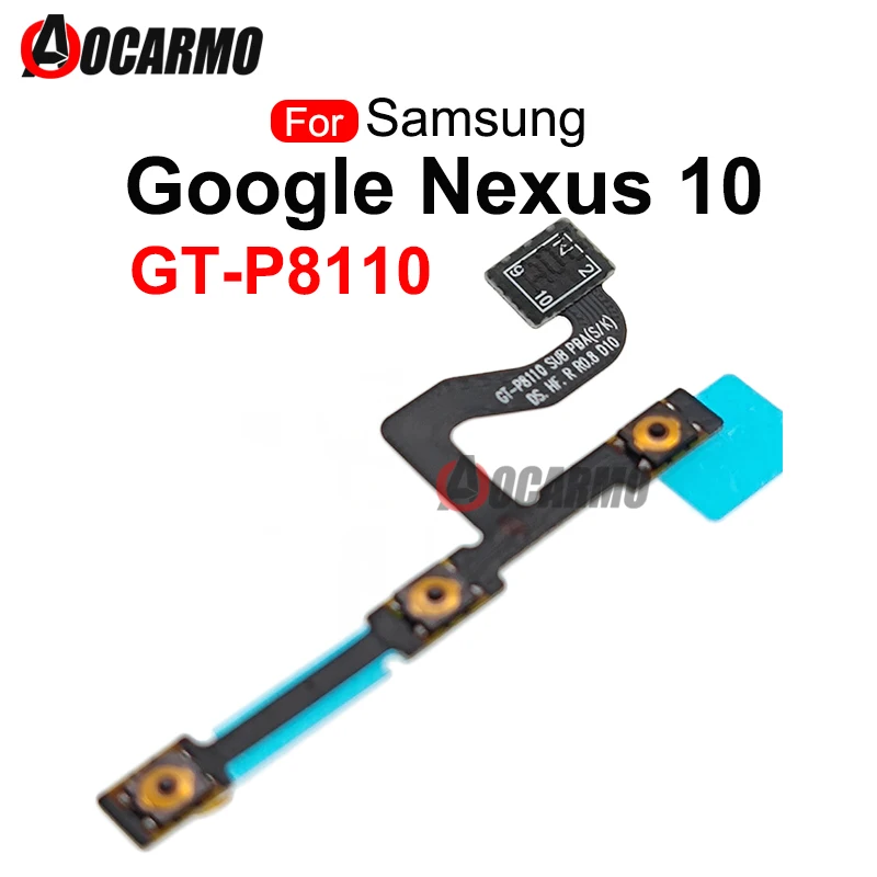 

Гибкий кабель с кнопкой включения/выключения звука для Samsung Google Nexus 10 P8110 детали для замены