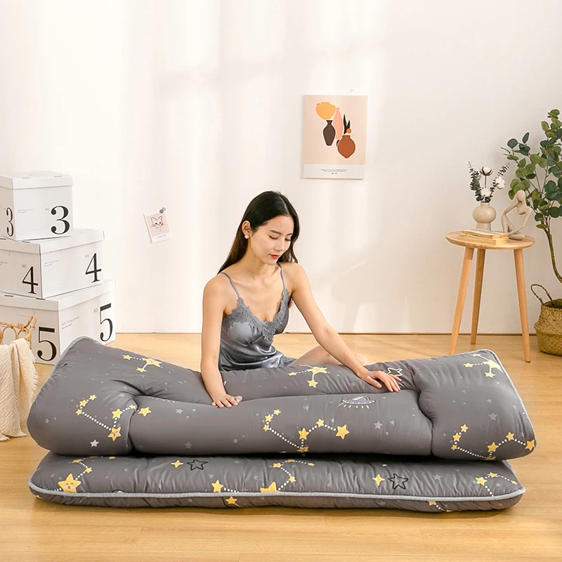 Colchón Tatami japonés plegable de 4,5/5cm de espesor, alfombra rectangular  de ratán de suelo grande para Yoga, Tatami para dormir - AliExpress