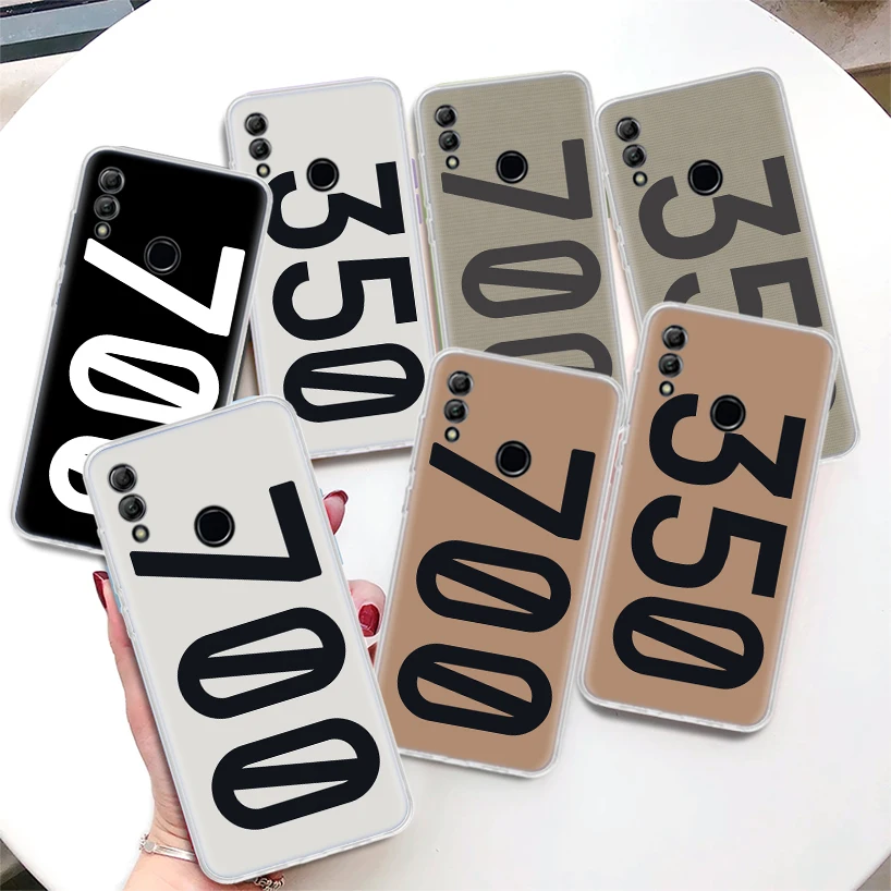 350 700 Custodia Per Telefono Coque Yeezy-Design Per Huawei Honor 8A 8S 8X 9X 10 Lite 9 20 Pro Y5 Y6 Y7 Y9S P Smart Z 2019 2021 Soft Cover