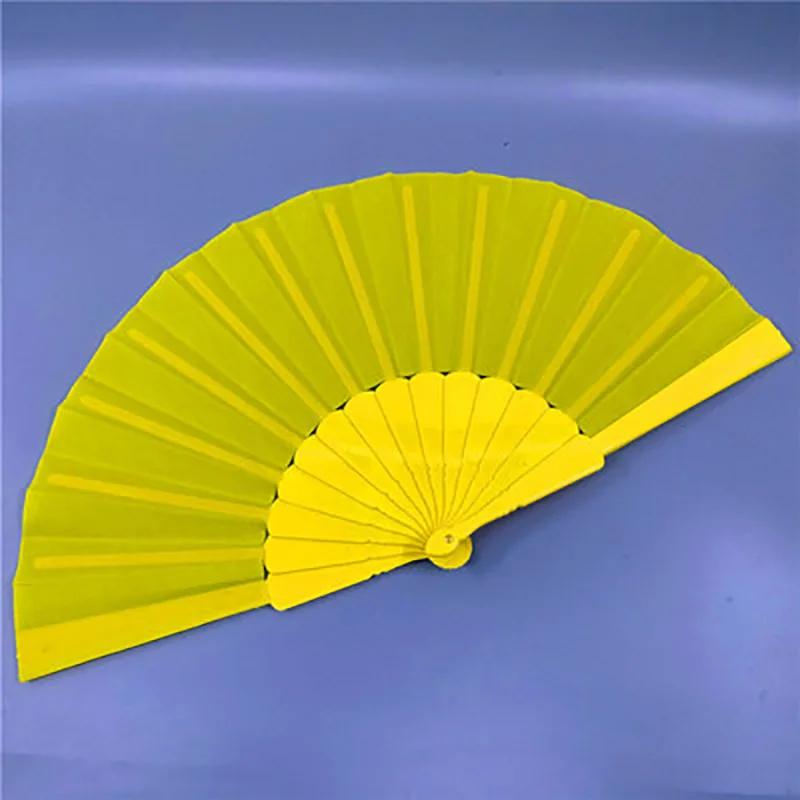 Blank Folding Fan for Women, Chinese Style Craft, Plastic Hanfu Accessories, Foldable Lady, Photography Props, Home Ornaments, 1
