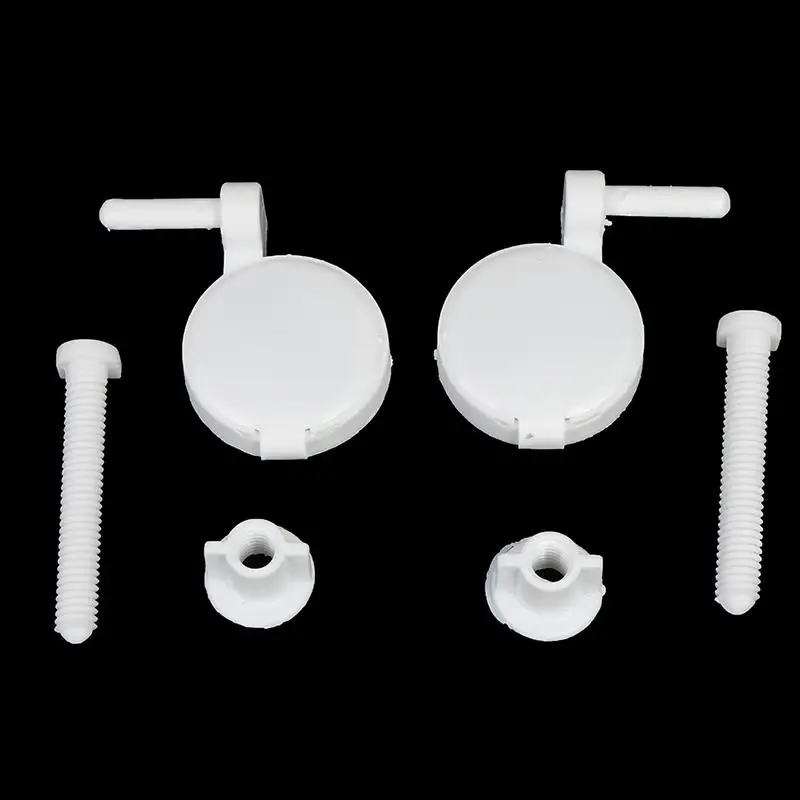 Toilet Seat Hinge Bolts Screw Fixing Fitting Kit 1 Pair Toilet Seat Accessories