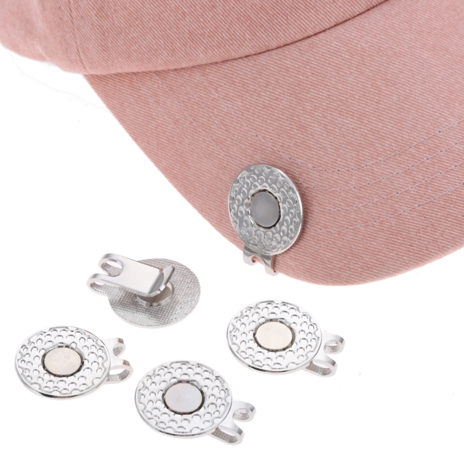 5/1 Pcs Iron Golf Cap Clip Golf Ball Aiming Marker Accessories