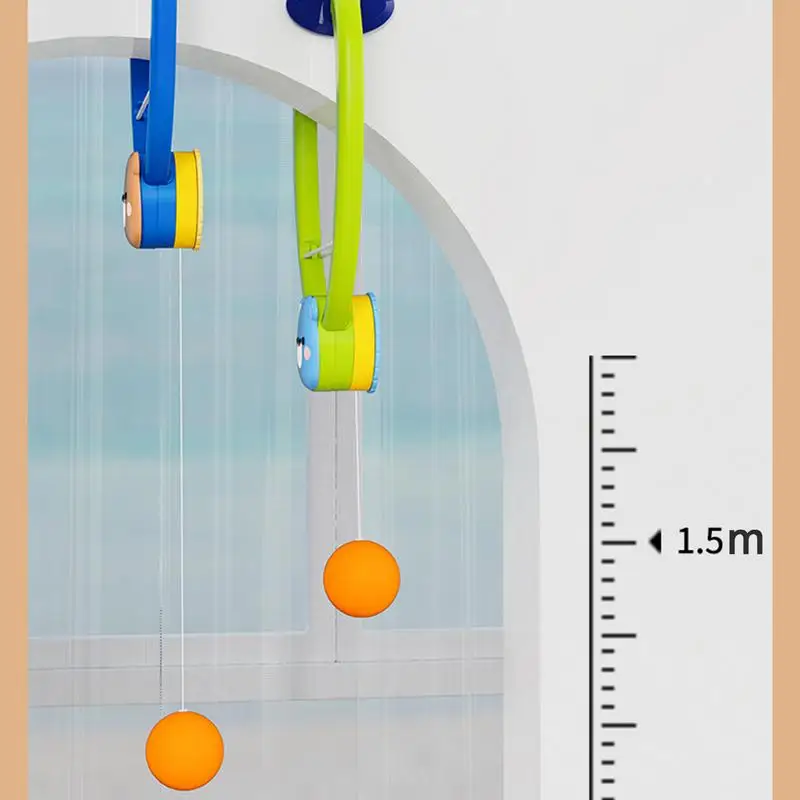 

Table Tennis Trainer Set Hang Table Tennis Training Toy Pingpong Balls Training Sparring Device Improves Hand-Eye Coordination