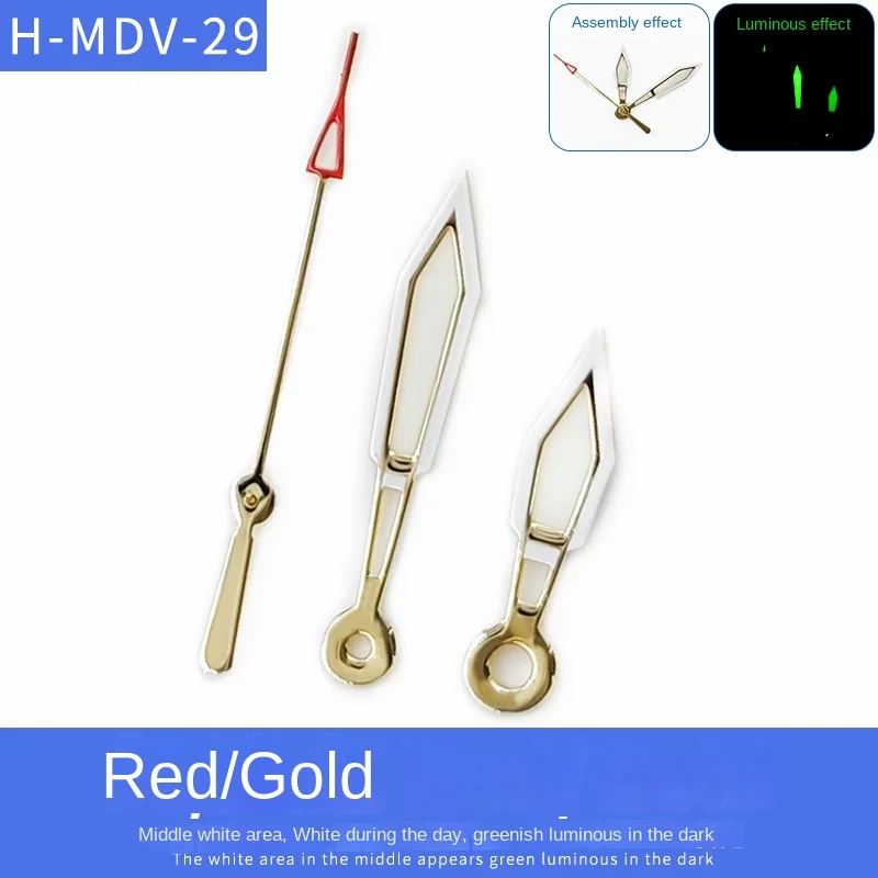 MDV-106 לצפות בידיים עבור קסיו swordfish duro דולפין כחול/ירוק שעה סמן שעון הידיים ידיים