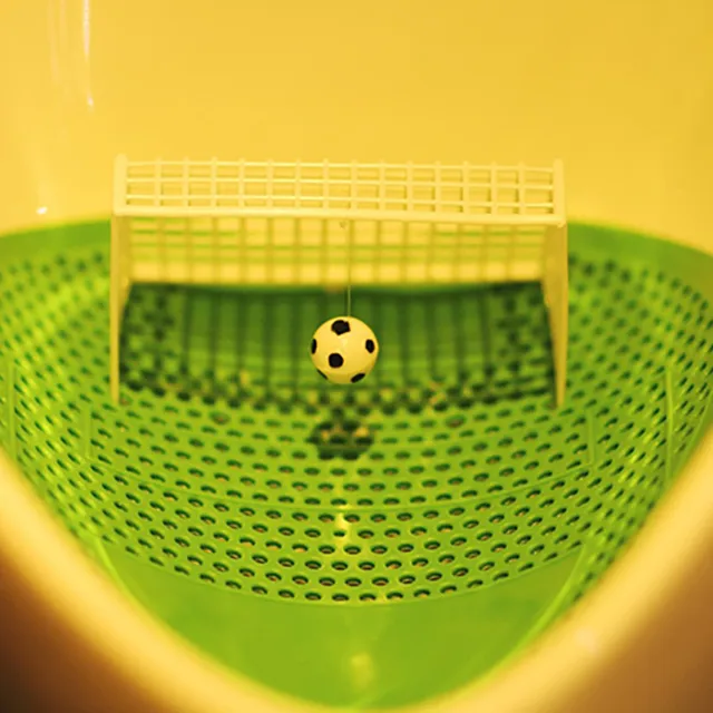 1Dcs Háztartási Vizeldeles Kiegészítők Foci Vizelet Képernyő Vicces Vizelda-Szövőszörös Pad Elleni Gátlás Férfi Wc-Szőnyeg - Image 3