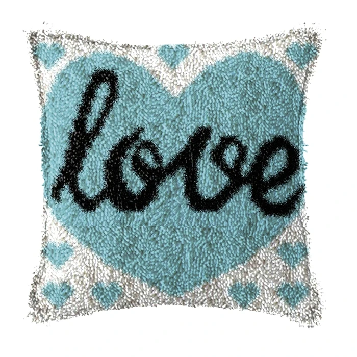 Latch Hook Kit Cushion Pillowcase Kussen Knooppakket Knoopkussen Latch Hook Kits Diy Knot Pillow Package Set For Needlework