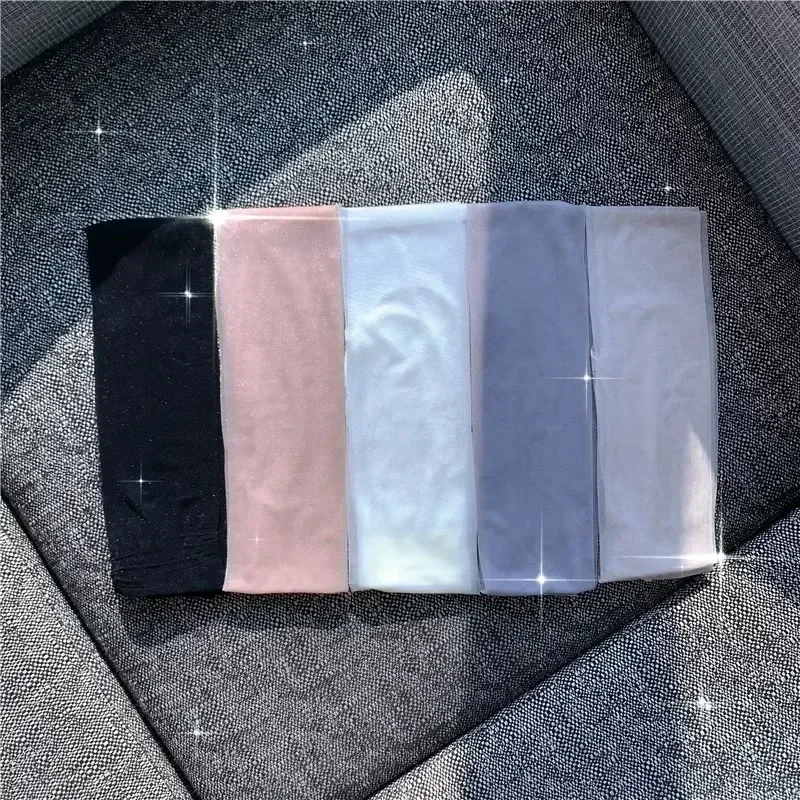 Sexy schwarz-weiße Lolita süße Perlglanz glänzende Bling Bling Strümpfe mit Boden Strumpfhosen japanische Strümpfe heiße klassische Strumpfhosen – Detail 13