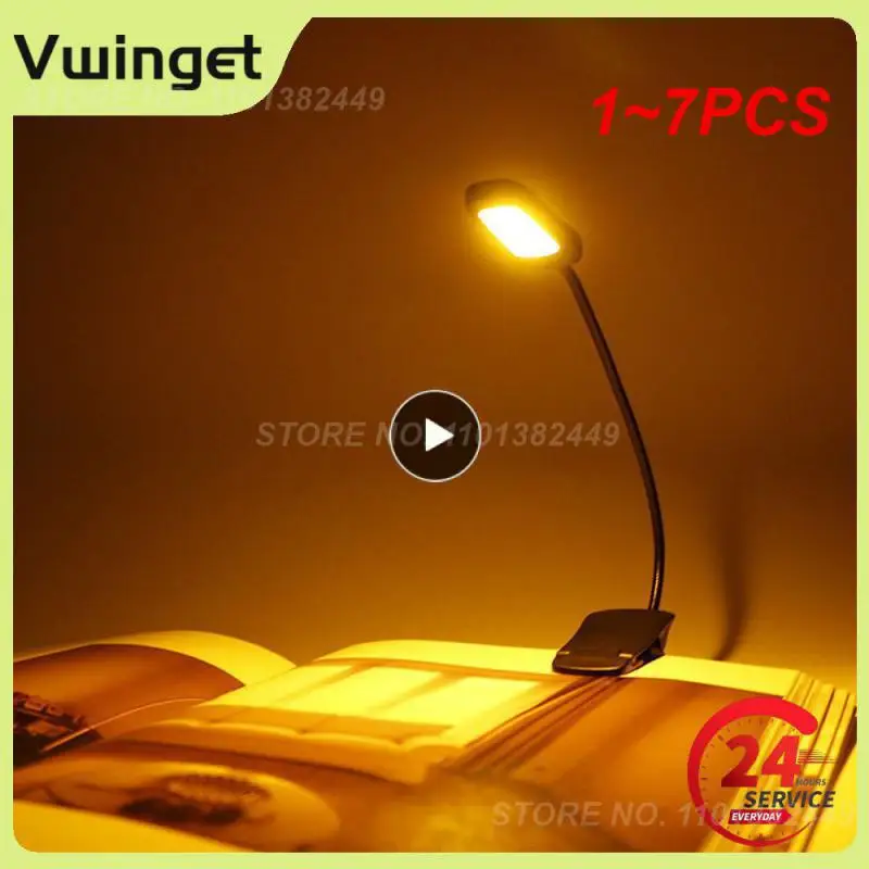 

USB-перезаряжаемая лампа для чтения, 1-7 шт.