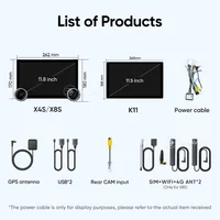 Ainavi – autoradio 11.8 pouces, pour Fiat Ducato, Citroen Jumper, Peugeot Boxer, Dodge Ram 2500, multimédia sans fil, CarPlay, Android Auto 2