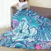 Lily Pulitzer Blanket Flannel Multi-function Throw Blankets Sofa Throw Blanket For Couch Bedding Outdoor Throws Bedspread Quilt 5