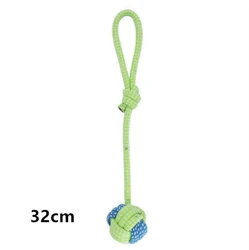 Interactive Cotton Rope Dog Toy - Durable Chew and Dental Care Accessory (F - 1PC)