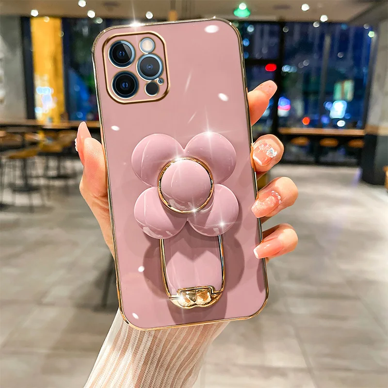 thumbnail image 1 of Funda giratoria con soporte de molino de viento, cubierta chapada en oro para iPhone 15 Pro Max 14 13 12 11 Pro Max XR X XS 7 8 Plus 6S, 1 of 5