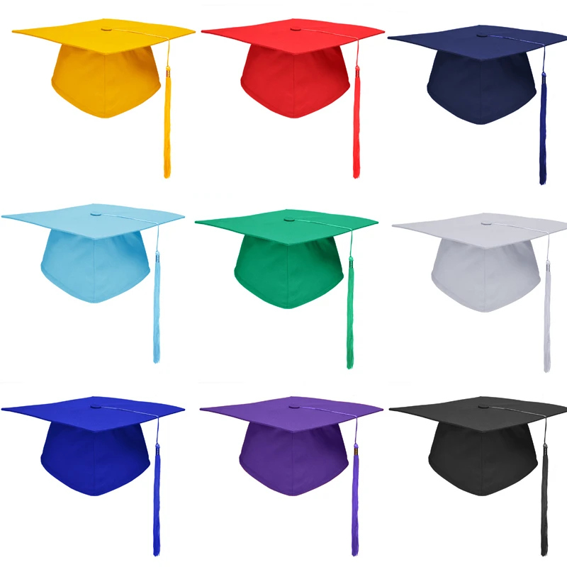 

Students 18 Years Old Bar Mitzvah Bachelor Caps Master Doctoral Hat Congratulation Graduation Party Decorations Adult