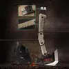 HX Mercenarys Tactical Engineer Axes Multifunctional Explosion-Proof Axe Camping Artillery Fire Rescue Hammer Hiking Tools 5