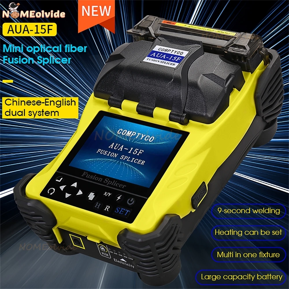 Miglior Aua-15F Mini Fibra Ottica Fusion Splicer Splicing Machin Set Di Strumenti In Fibra Ottica Macchina Multifunzionale