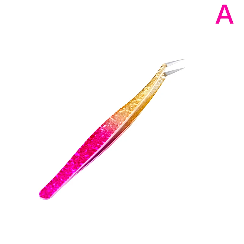 1 piece ice flower eyelash tweezer static-resistant 3D precise eyebrow eyelash extension false eyelash tools makeup tools