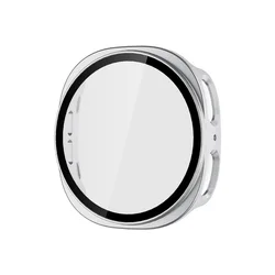 Premium All-Around Protective Glass+Case Screen Protector for 44mm (Silver)