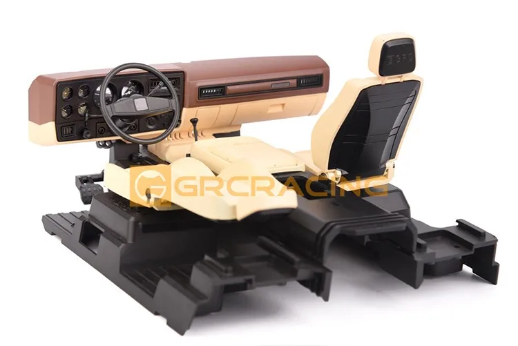Grc-1/10 Rc 자동차 트랙스 Trx4 K5 블레이저 인테리어 파이오니어 1979 시뮬레이션 센터 콘솔 시트 개조 부품, rc카 트랙스 Trx4 K5 블레이저
