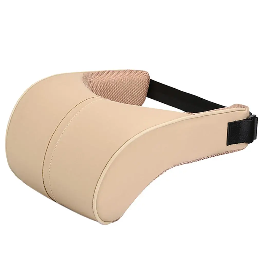 Car Seat Headrest Pillow & Lumbar Support Auto Memory Foam Head