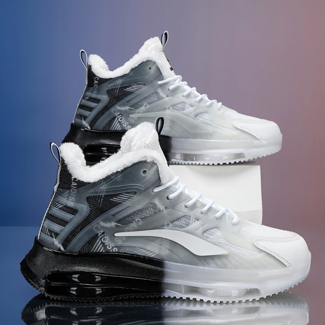 Men's Trendy Shoes for Autumn and Winter, Couple's Matching Trendy Shoes, Travel Shoes, Men's Height-Increasing Ultra-Light Versatile Simple Casual High-Top Sports Casual Men's Shoes