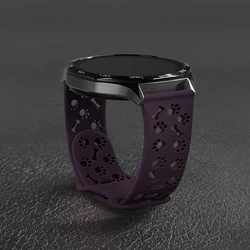 Versatile Silicone Watch Strap - Premium Adjustable Band in Multiple Widths - 22mm (15 deep red cherry)