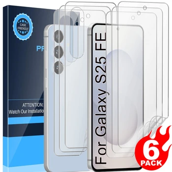 Proteggi schermo a copertura totale per Samsung Galaxy S25 FE Pellicola idrogel antigraffio protettiva morbida con retro trasparente opaco per S25FE