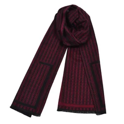 Exported to Europe and America 2019 New Men's Double-Sided Thickened Warm Korean Men's Knitted Brand Scarf in Stock Wholesale