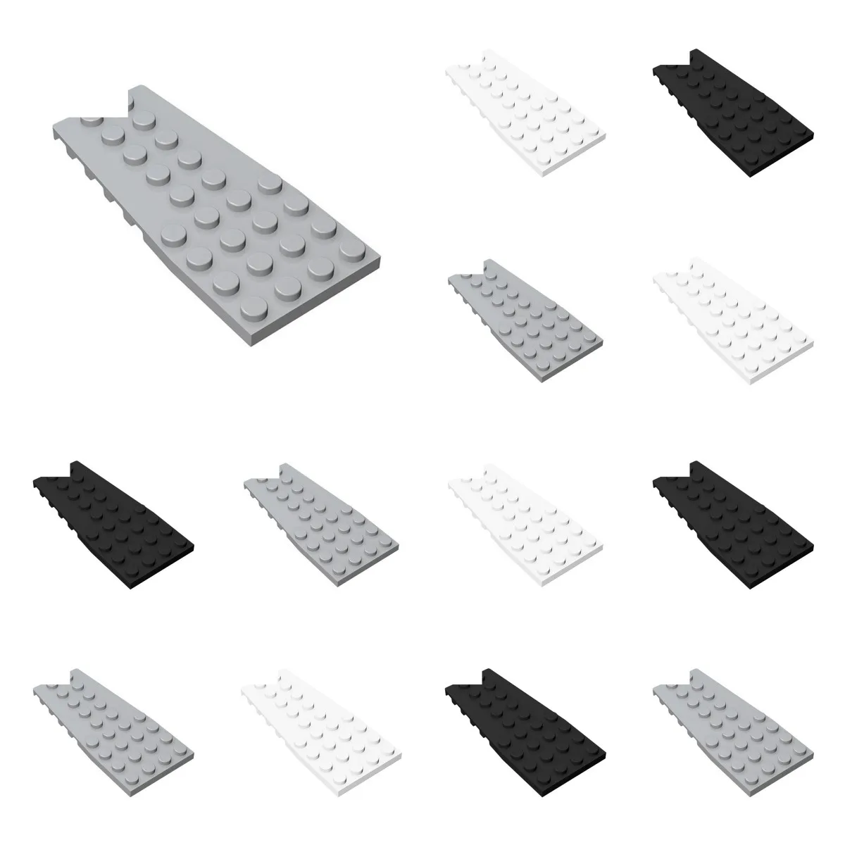 10 Stück 14181 Platte 4x9 Bausteine 2413 mit Noppen, Bausteine, Partikel, Lehrreiches DIY-Spielzeug, Geburtstagsgeschenk für Kinder