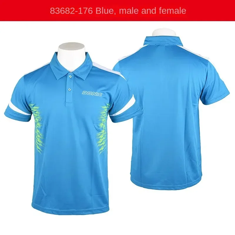 Sport Polo Donic Table tennis t-shirt clothes sportswear jersey men women Badminton Sport top 83230-012