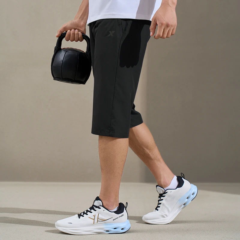 Xtep Weaved Cropped Pants For Men Summer Comfortable Sweatpants Quick-Drying Breathable Bottoms 876229800200