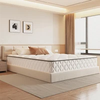 Матрас AUTHMIC толщиной 22 см, 7-зонная поддержка, средняя твердая дышащая кровать, карманный матрас для облегчения боли в спине, удобный сон