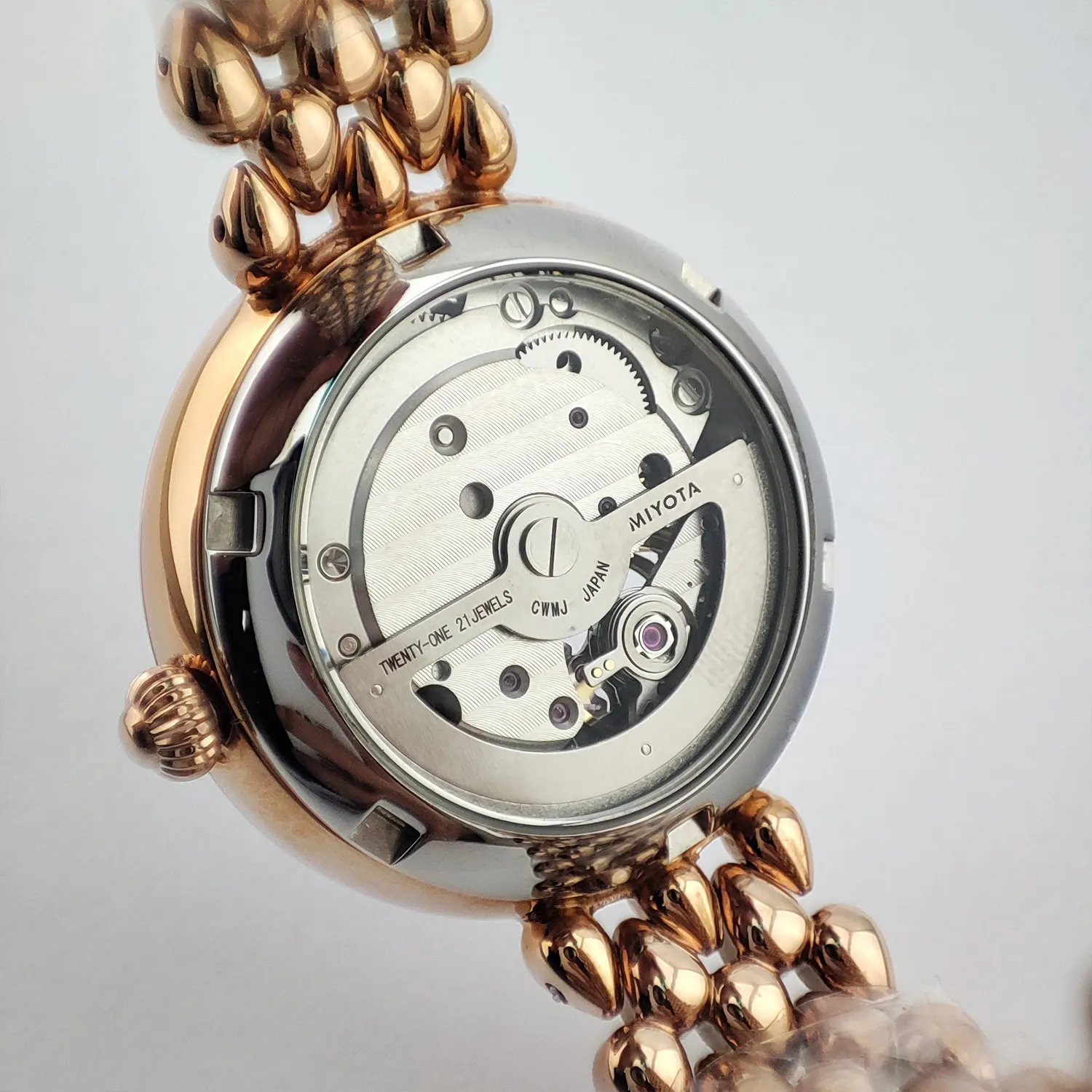 32MM Watches for women MIYOTA 82S0 Automatic Diamond dial Luxury Fashion Vintage Hollowed Quality Customizable Women's watch 6