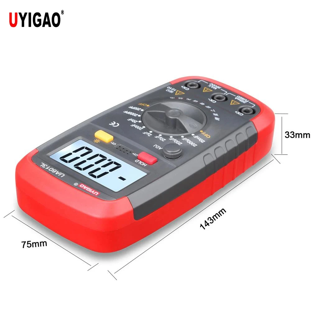 UYIGAO UA6013L Digital LCD Capacitor Capacity Meter Professional Capacimeter Capacitance Tester Capacitor Capacity Measurement