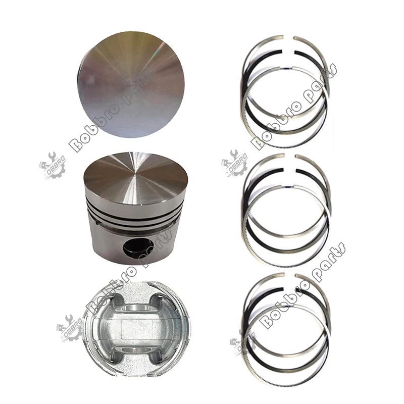 3T75 3T75HA 3T75HL 3T75UNC Piston With Ring Set For Yanmar YM1702