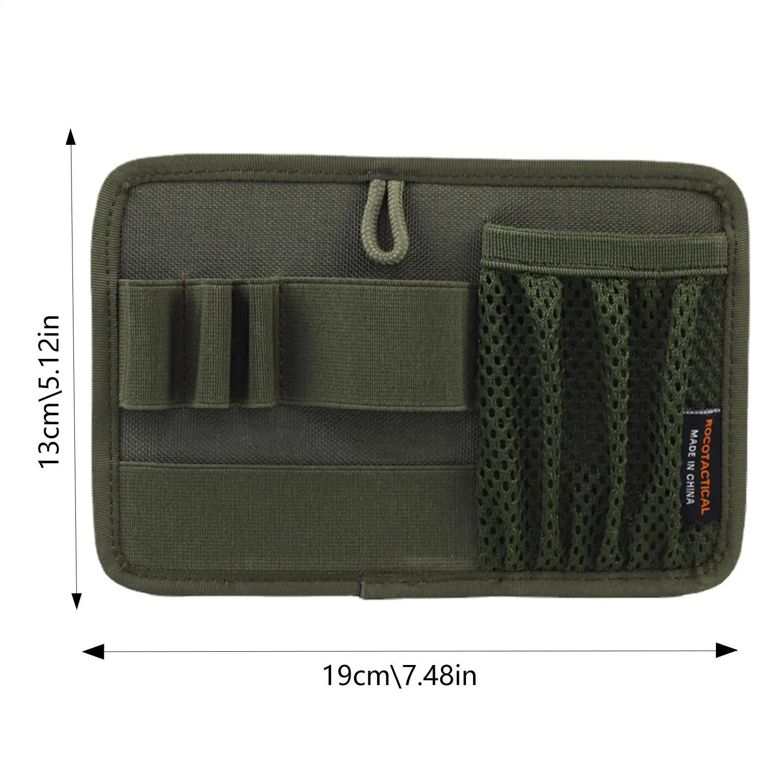 Hook And Loop Panel Wear-resistant Organizer Panel Stickable Wear-Resistant Molles Admin Pouch For Packs Backpack Or Messenger