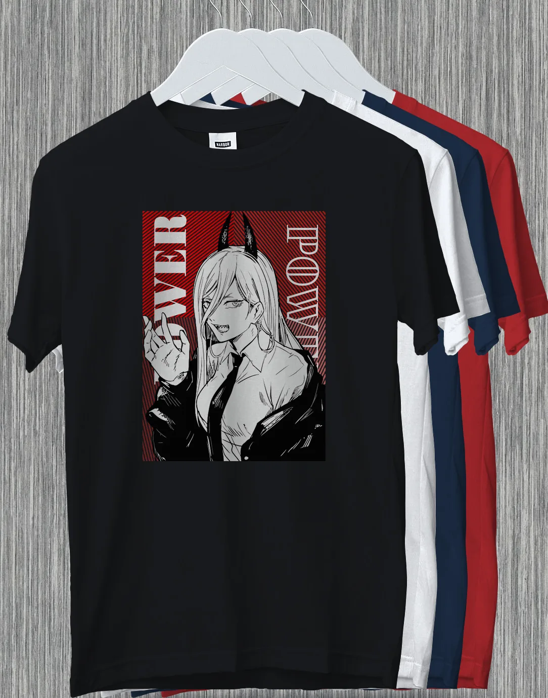 Power Chainsaw Man Blood Fiend Anime Manga Otaku Makina Denji T-Shirt Regalo Divertente